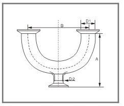 Stainless Sttel Three Way Elbow Tee