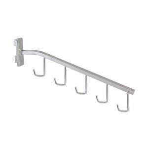 Wholesale Metal Chrome Display Faceout Hook for Slotted Channel
