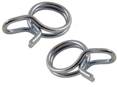 Spring Steel Zinc Plated Hose Clamp Double Spring Clamp