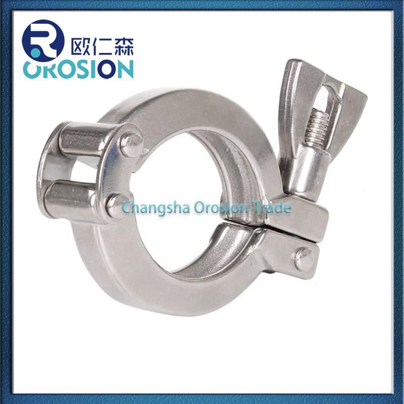 Sanitory Stainless Steel Clamp SS304/316 Double Pin