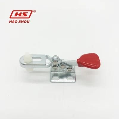 Haoshou HS-22005 Free Sample Small Mini Low Profile Manual Steel Horizontal Hold Down Clamps for Claping Fixture