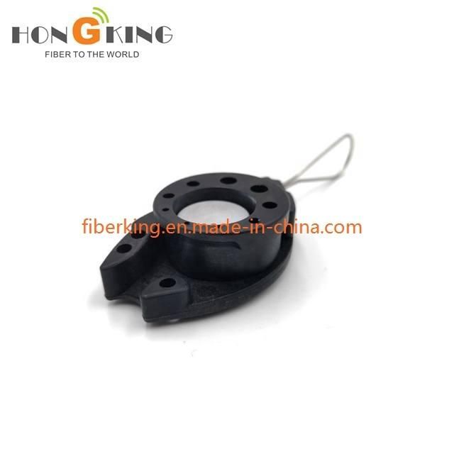 FTTH Fish Shape Rotating Deflection Drop Cable Clamp