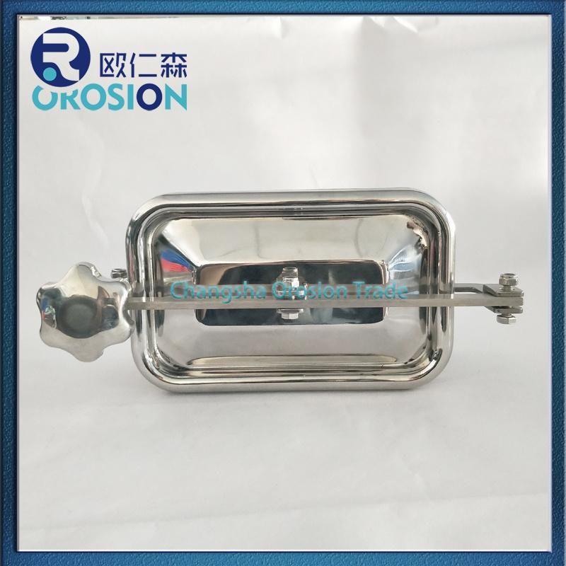 Sanitary Food Grade Tank Stainless Steel Square Manhole