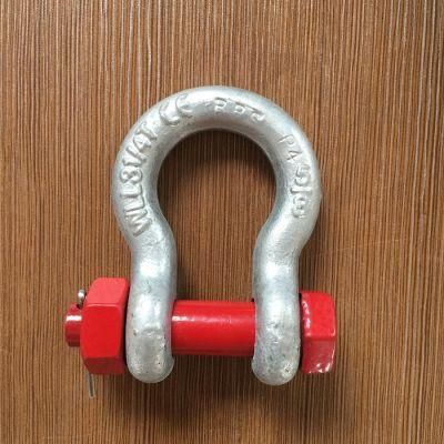 5/8 Inch Rigging Hardware Bow Shackle with Safety Bolt