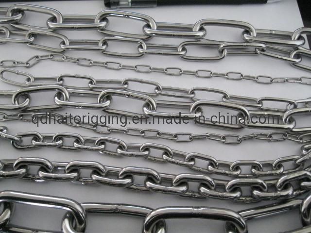 AISI304 Good Quality Link Chain of DIN5685 DIN763 DIN766 DIN764