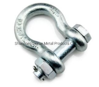 Us Type G209 Hot DIP Galvanized Drop Forged Alloy Steel Screw Pin Lifting Anchor Bow Shackle