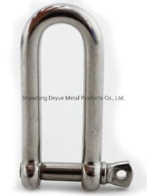 U. S. Type G210 Standard D Shackle with Screw Pin, Carbon Steel Material, Surface of Hot Dipped Galvanized Shackle
