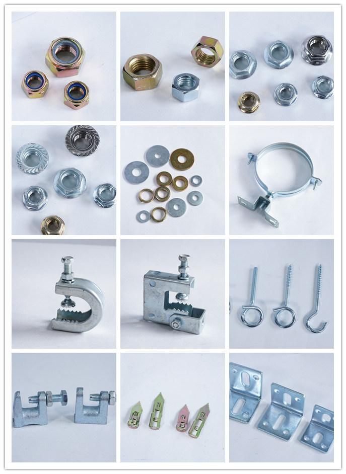 Beam Clamp Cast Iron Threaded Rod Electro Galvanized Steel Pipe Beam Clamps Flange Clamps M6 M8 M10 M12