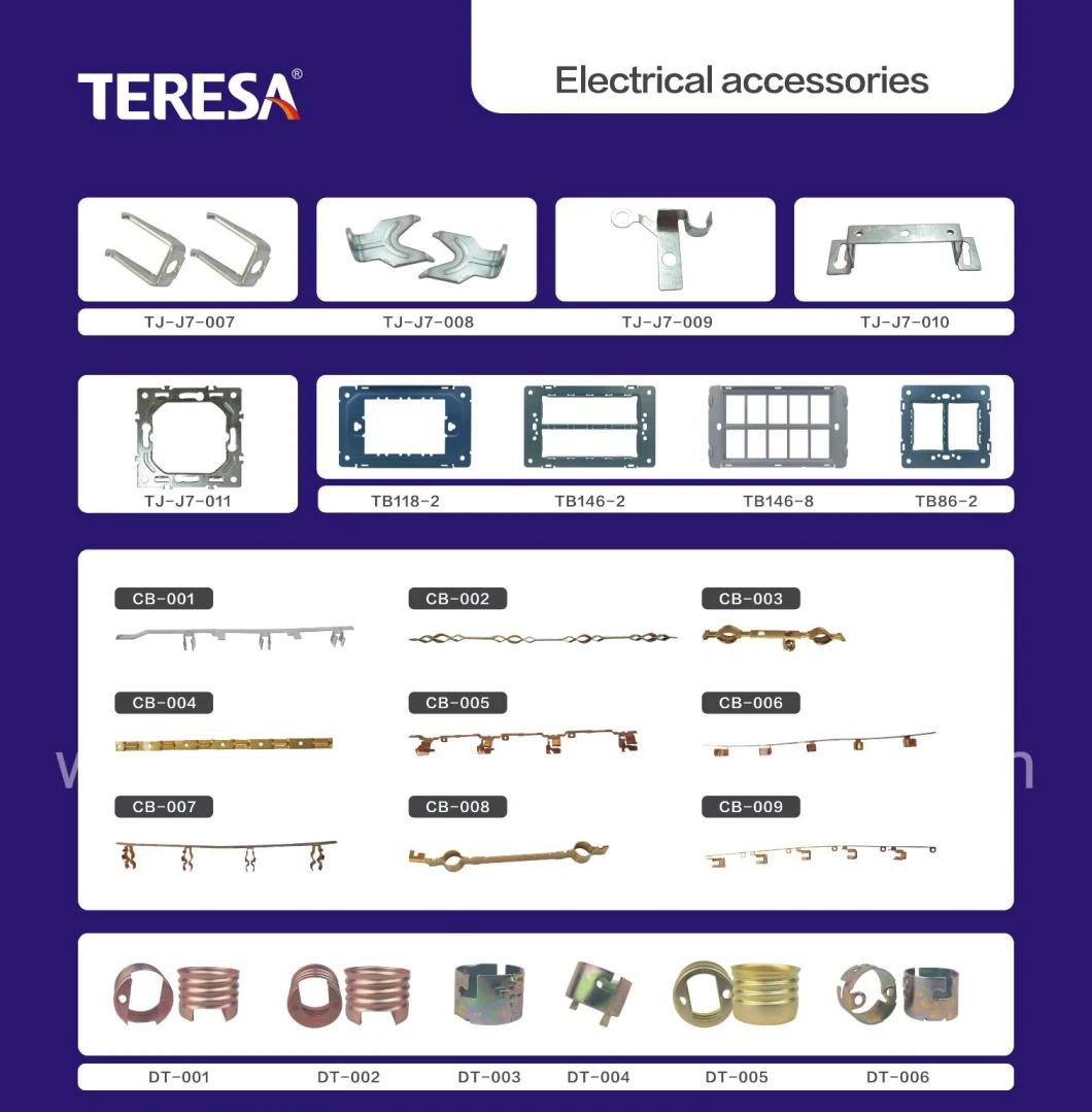 Electrical Copper Brass Socket Contact with ISO9001