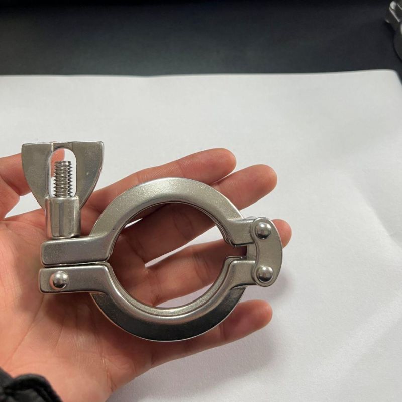 Sanitary Stainless Steel Clamp Single Pin/Double Pin Clamp/3PCS/High Pressure Clamp Tri Clamp