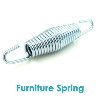 Customized Zinc Plated Carbon Steel Extension Spring for Furniture Use