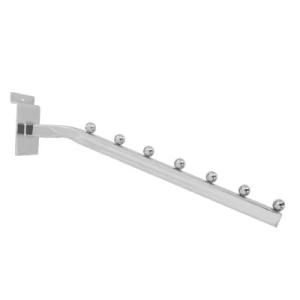 Metal Chrome Locking Security Hook for Slatwall