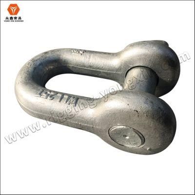 Hight Strength Alloy Steel Forged Hot DIP Galvanized U. S. Type Dshackle G210 with Screw Coller Pin Straight D Shackle
