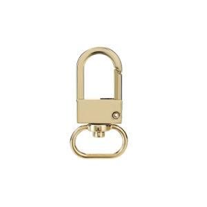 X0101A 19.5mm High Quality and Pretty Price Leather Accessories Gold Metal Clip Snap Hook for Bag Handles