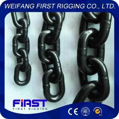 Hoisting Machinery Black G80 Lifting Alloy Material Chain