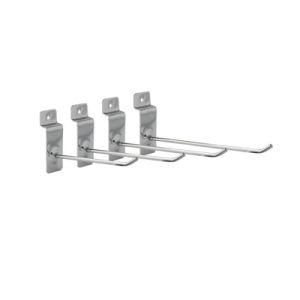 Metal Chrome Supermarket Slatwall Accessories