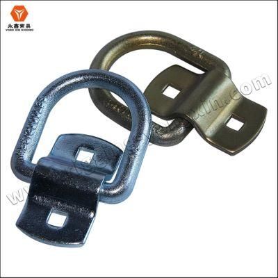 D Ring Tie Downs Heavy Duty Tie Down D- Rings Anchor Lashing Ring with Mounting Bracket for Loads on Boatstrailerstrucks