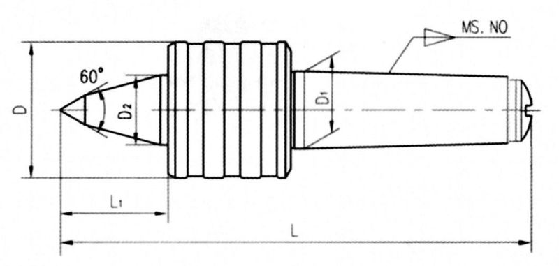 Long Nose Live Center Lathe Center