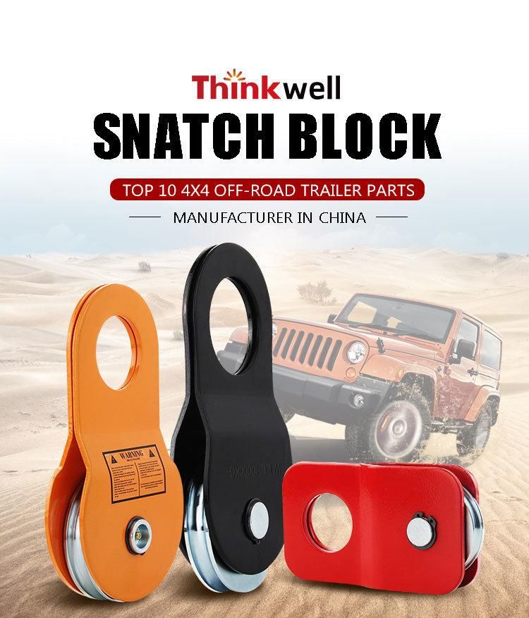 Heavy Duty Winch Snatch Block off Road Pulley Block