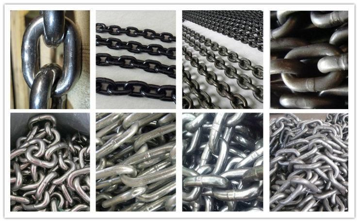 Powder Coated Steel Chain for Yellow, Red, Black and White
