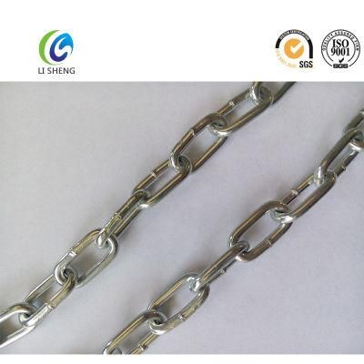 Galvanized Welded Link Chain Iron Link Chain USA Standard Link Chain Short/Medium/Long Link Chain DIN5686c Link Chain