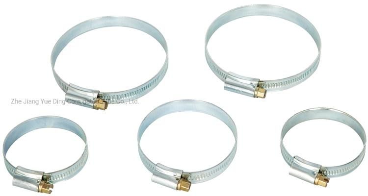 304 Stainless Steel British Type Hose Clamps 25mm Diameter