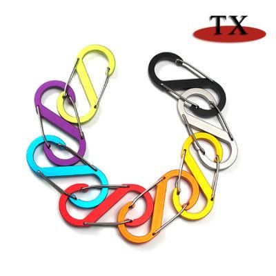 Best Sales Safety S Shape Buckle Key Chain Climbing Carabiner Camping Hiking Hook