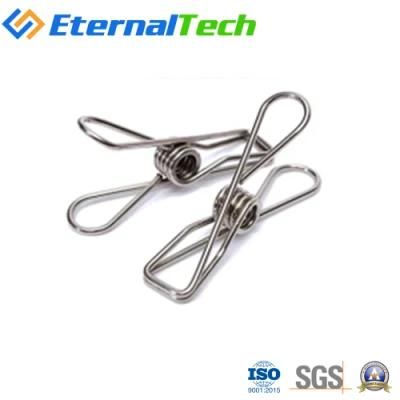 Factory Wholesale Table Cloth Clip Holder High-Quality Customized Stainless Steel Clothes Clips Daily Necessities