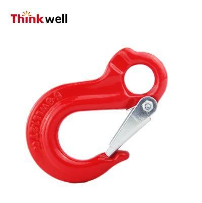 Red Painted G80 Forging Steel Eye Slip Hook