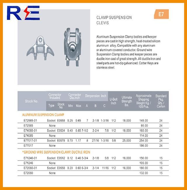 Aluminum Suspension Clamp