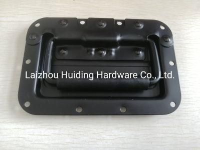 Black Zinc Plated Heavy Duty Rubber Handles