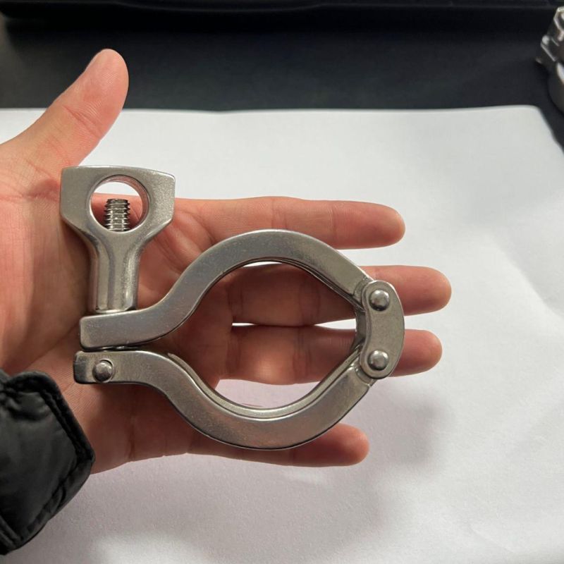 Sanitary Stainless Steel Clamp Single Pin/Double Pin Clamp/3PCS/High Pressure Clamp Tri Clamp
