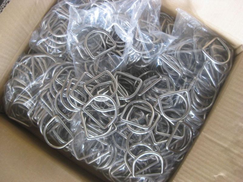 Stainless Steel Welded D Ring AISI304 AISI316