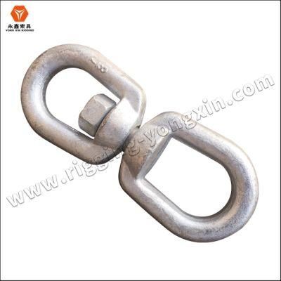 G402 Double Eye Swivel Carbon Steel Chain Swivel Ring