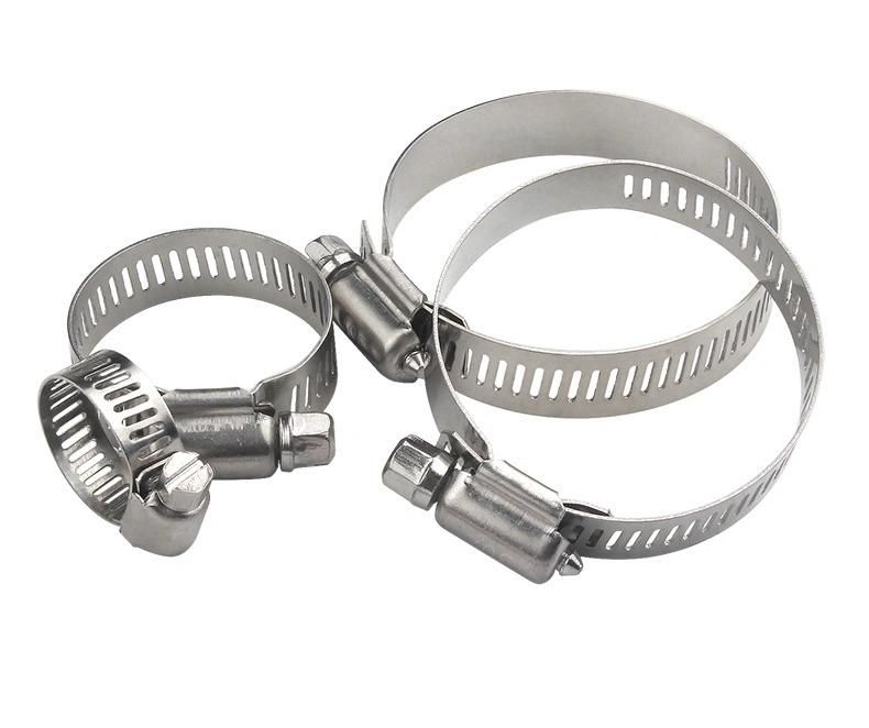304 316 Stainless Steel Throat Hoop Water Pipe Duct Clamp
