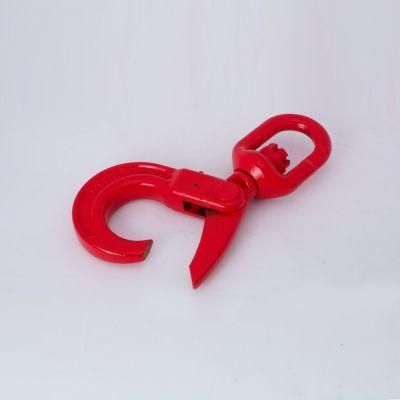 Manufacturer Forged G80 European Type Swivel Self-Locking Hook