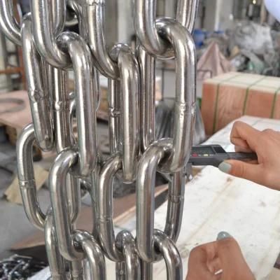 Welded Stainless Steel 304/316/316L Long Link DIN5685c Chain