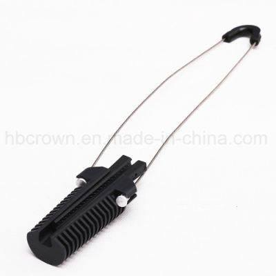 Outdoor Overhead FTTH Fitting Plastic Drop Wire Clamp