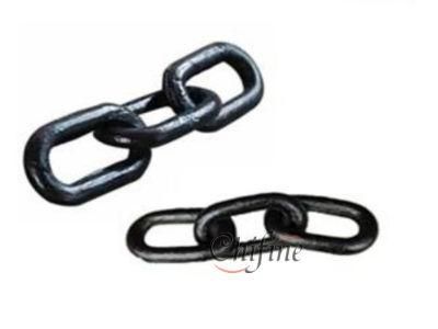 Three Ring Round Mining Link Chain