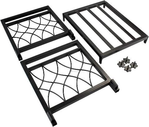 Wood Storage Log Rack Decorative Heavy Duty Steel Firewood Carrier
