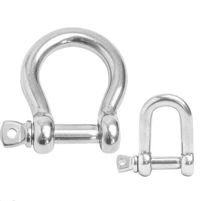 M4 - M24 Stainless Steel 304 D Type Shackles