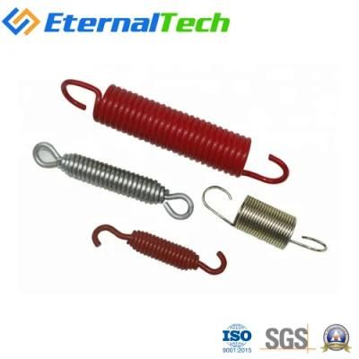 Customized Thin Wire Long Color Zinc Plated Extension Springs