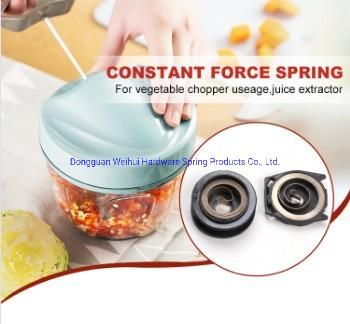 Kitchenware Vegetable Ginger Chopper Machine Constant Force Spiral Spring