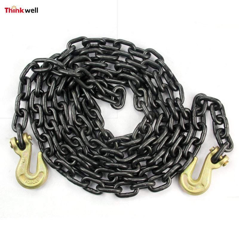 Cargo Lashing Binding Transport Tow Chain with Hook