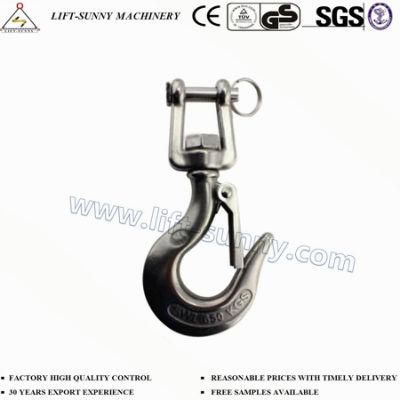 Stainless Steel 304/316 Jaw Swivel Hoist Hook or Crane Hook