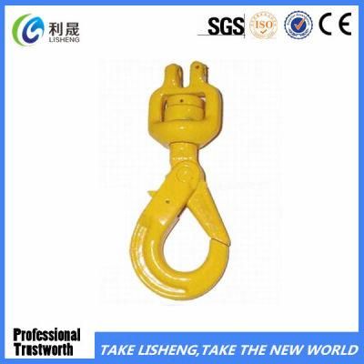 Safety Locking Swivel Hook for Hoist Lifting