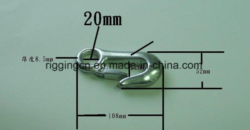 Textile Webbing Belt Link Eye Hook Wll 3.5t