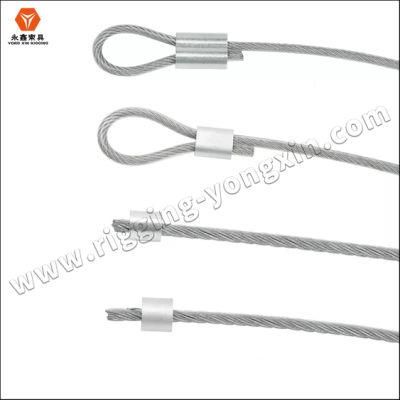 Customized Sun Awning Rope Endless Steel Wire Rope Stainless Steel Wire Rope Sling with Eye End