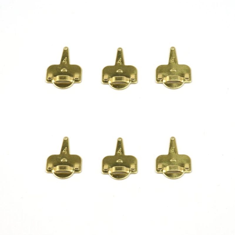 Brass Stamping Custom Parts Battery Spring Contact Plate in Battery Spring for Toys and Consumer Electronic