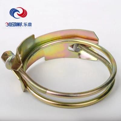 Spring Wire Galvanized Steel Tiger Clip Pipe Hose Clamp